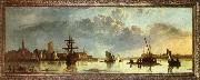 CUYP, Aelbert View on the Maas at Dordrecht France oil painting artist